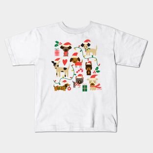 Holiday Pups Kids T-Shirt